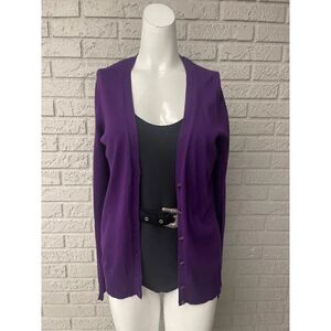 NWT New York & Co. Purple Fine Knit Sweater Size M